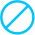 graphic of a cancel symbol